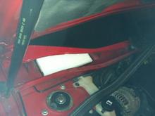 New cabin filter in