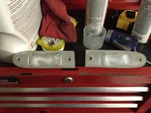 tinted reverse lights (before)