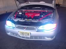 12000K HIDs   , Homemade Cold Air, BMR front and rear strut tower braces, 3800 persormance chip, dynomax cat back exhaust