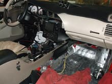 Holley EFI computer installed inside of vehicle to protect from heat and foul weather