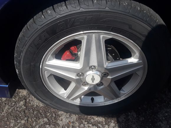 New calipers and rotors