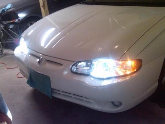 lights more clearly in my garage 7000k xenon