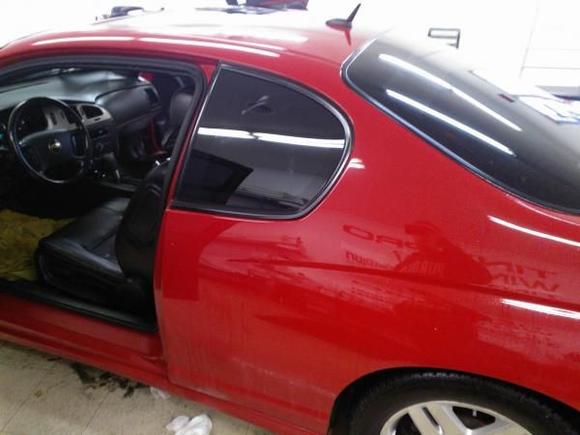 Getting the windows tinted