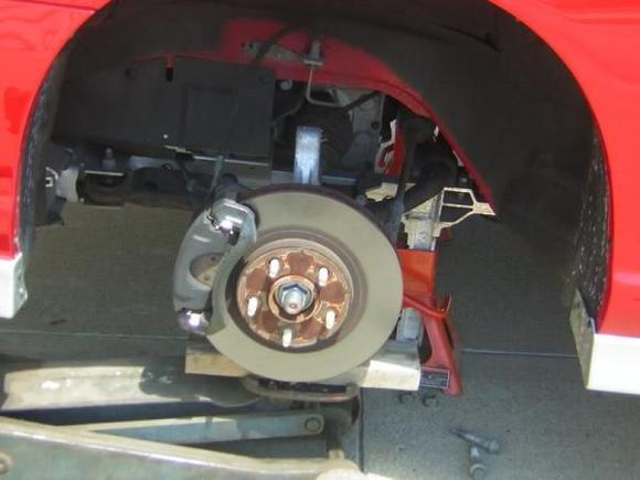 What missing in this Pic? Thats right no spring or strut.