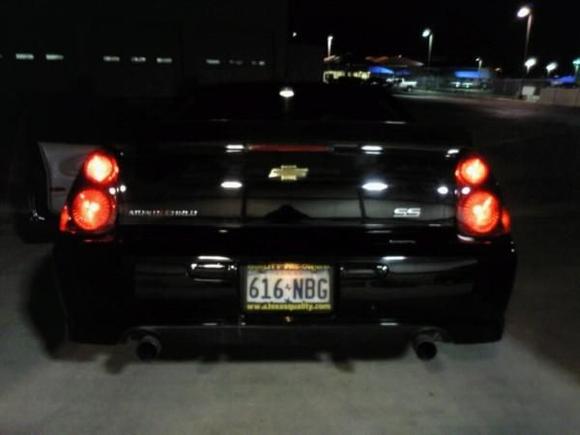 BLACK OUT TAIL'S AND REVERSE LIGHT'S (WHILE CAR IS ON AT NIGHT)