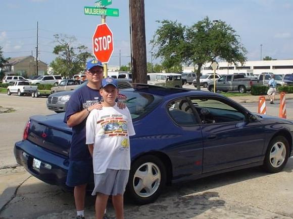 Me an my Oldest son Colton. That was a fun day at the car show 2008/2008.