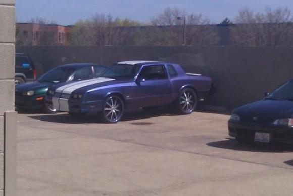 Friend from school Monte Carlo SS on 24's Custom Paint