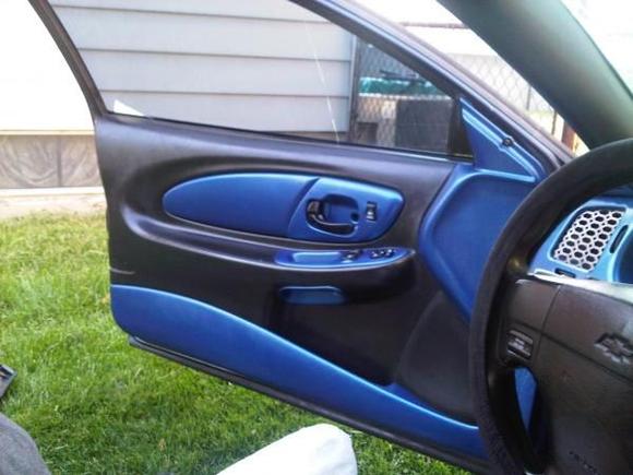 fiberglassed teh vynil, and painted