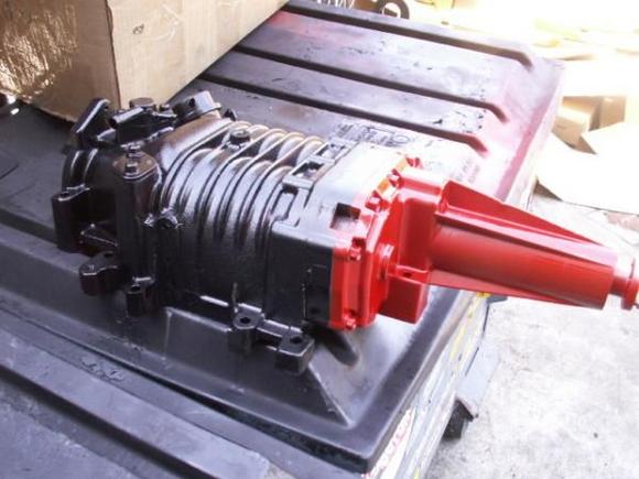 another supercharger paint shot, after second coat