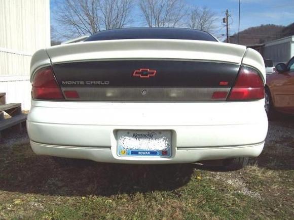 SS Emblem on Trunk Lid.