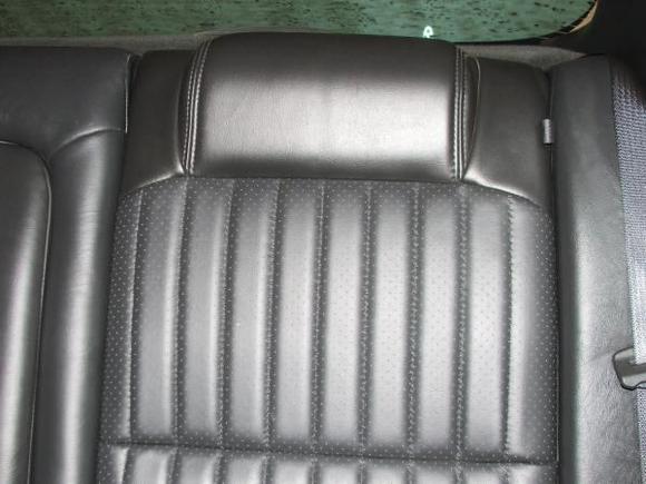 Rear Bench: Upper half on the drivers side