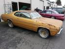 my 73 gold duster still under construction