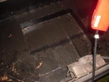 Trunk shot for the fuel cell.