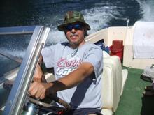 This is my handsome man Scott at Beardsley Lake.