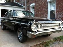 Original paint 64 polara 500.  383/4spd red interior car