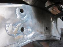 &quot;Tigger&quot;
Steering box beefing.
Flap the welds smooth.

Any questions?  GotScout@gmail.com