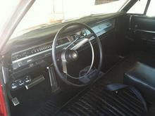 The interior is in excellent condition. I even found the owners manual and original window sticker in the glove box. New in 1968 this beauty sold for $4737.60.