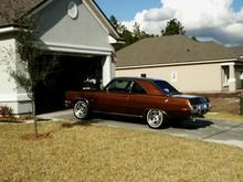 First day after a block or two through the neighborhood. Even a little crusty and she got quite a few looks.