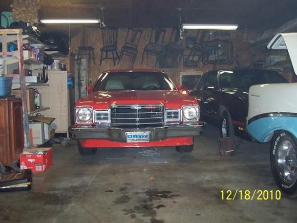 That is my 87 Monte Carlo Super Sport in the back ground. I have to car loves. Mopars and Chevrolets.