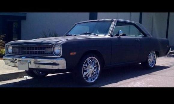 1974 dart 318 18 rims auto 56k org mi second owner just need to fix the rust from the top on the sides .....but paid $1300 wanted to do a big wheel mopar