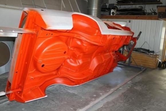 Car all primered and the undercarriage painted