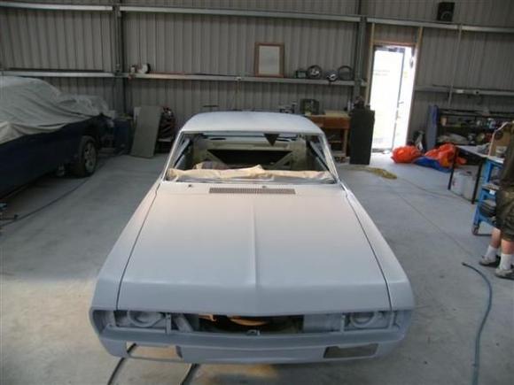 have chosen a BMW metalic gold olive colour!! test metal panels getting coated this week!!!