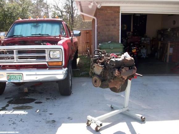 On thet stand and ready for tear-down