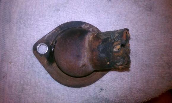 Rusted Water Neck 1962 Chrysler - 07/31/2012