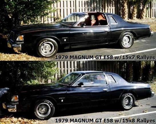 15x7 vs 15x8 on Magnum GT E58