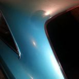 clayed and turbo cut by hand in corner step2