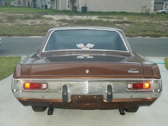 Thats a nice rear end if I dont say so my self, lol. Everythings there just have to get a new trunk pan due to gasket being dryrotted, trunk is trashed.