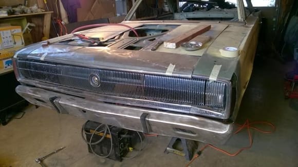 67 Charger front end installed as mock up