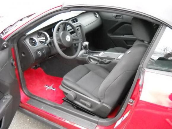 Drivers side interior