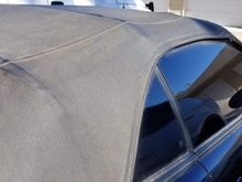 Passenger side is fine no sagging and door shuts perfectly on weatherstripping 