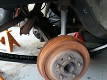 Installed new Grab-a-Trac. Have a front and rear Wilwood disc's coming to complete the suspension and brakes.