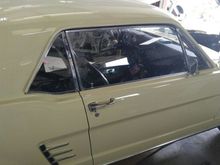 Windows in with all new chrome on the doors and her quarter.