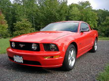 2008 Torch Red Mustang GT