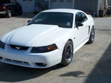 Garage - White 2000 Mustang