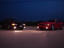 My '02 GT with a friends '98 Cobra