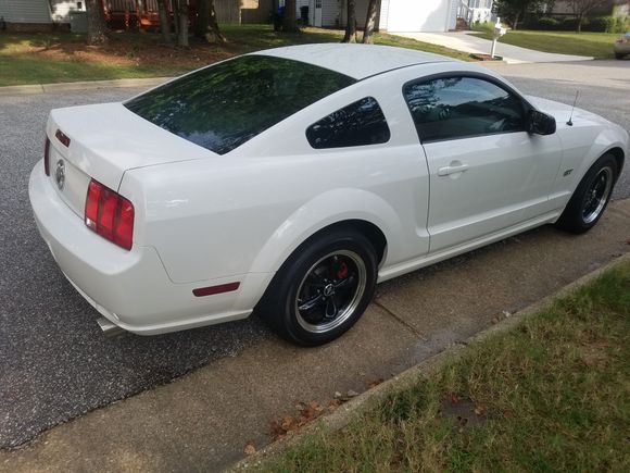After - Spoiler delete and bullitt wheels