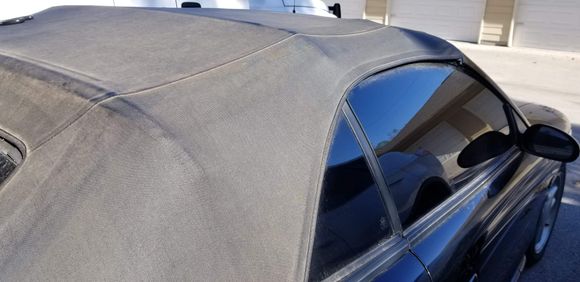 Passenger side is fine no sagging and door shuts perfectly on weatherstripping 
