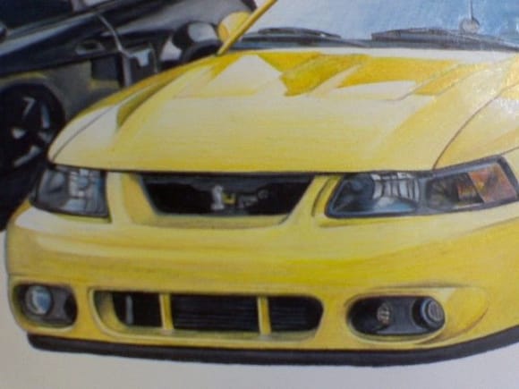 The Yellow Cobra is a drawing.