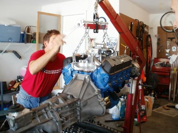 New engine with T5 going in 3-25-12