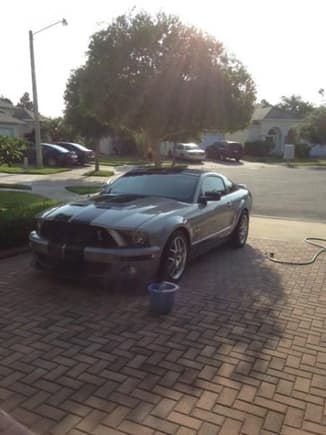 Cleaning her up