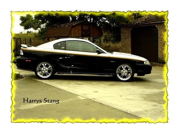 This is after my custom Ferarri paint job. It's 2006 Margeta &amp; Platinun Silver (Sikkens) With dual pinstriping &amp; has 18&quot; wheels