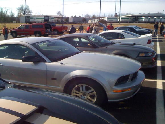 at the Mustang Toys for Tots Cruise