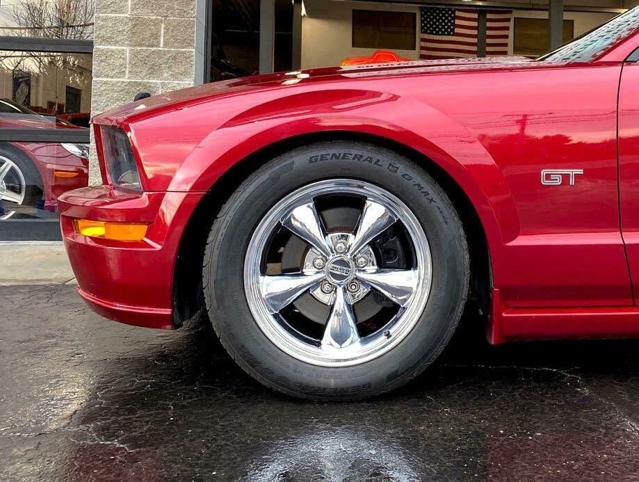 Ford Performance Wheel And Tire Package 18" X 8" Spyder Matte Black