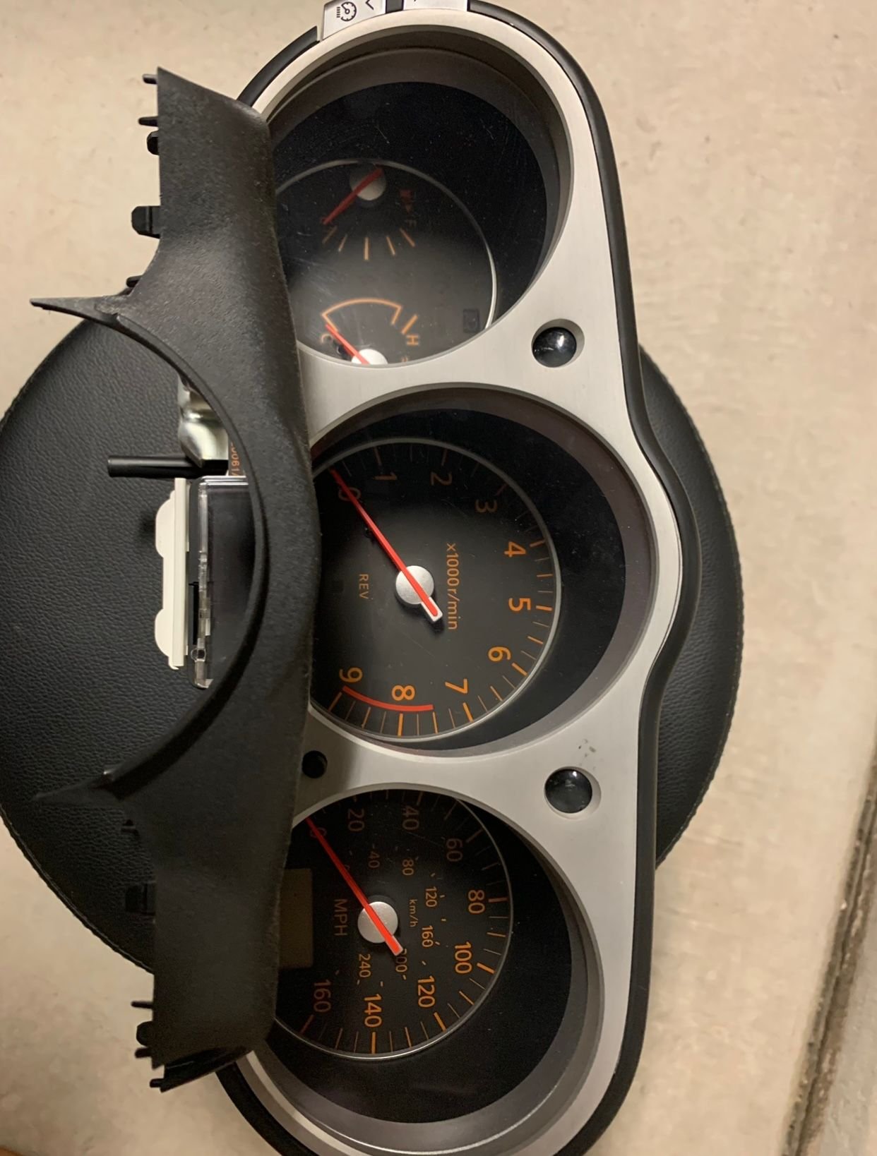 Interior/Upholstery - Nissan 350Z Manual Speedometer Cluster Assembly - Used - 2007 to 2008 Nissan 350Z - Albuquerque, NM 87102, United States