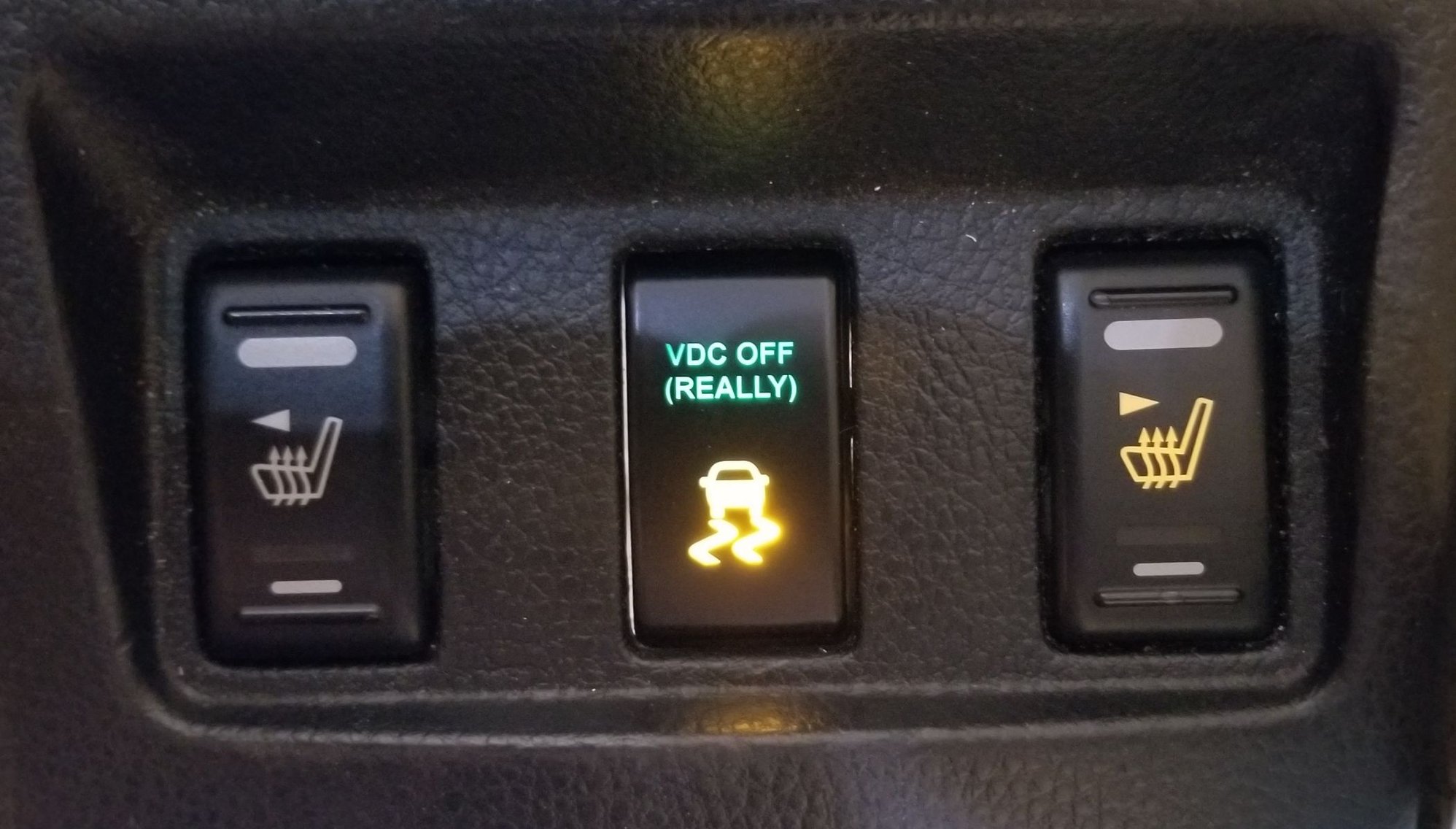 Stock looking custom switch to really turn OFF VDC