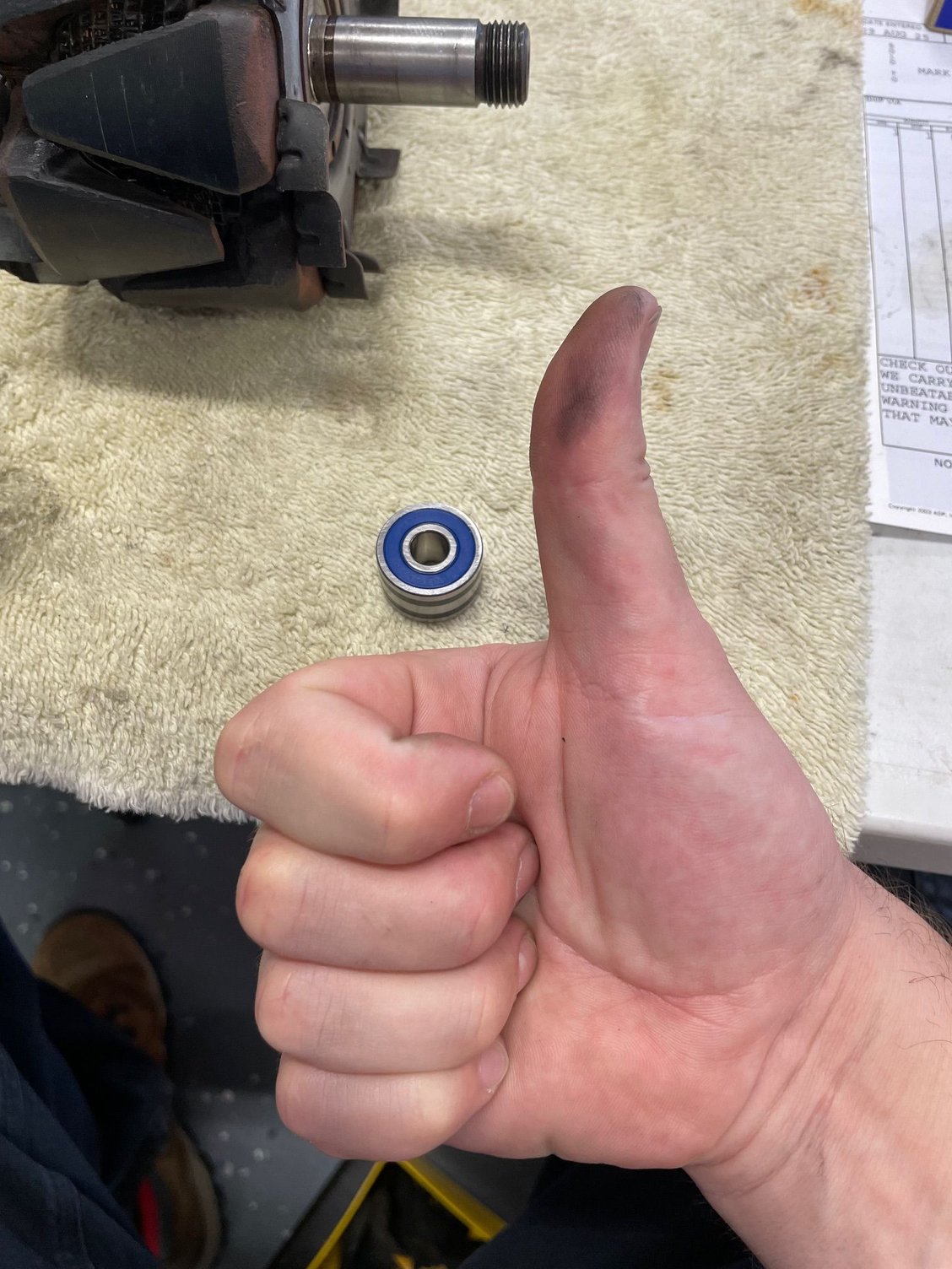 High quality NTN made in Japan replacement bearing! What I should have used from the start!